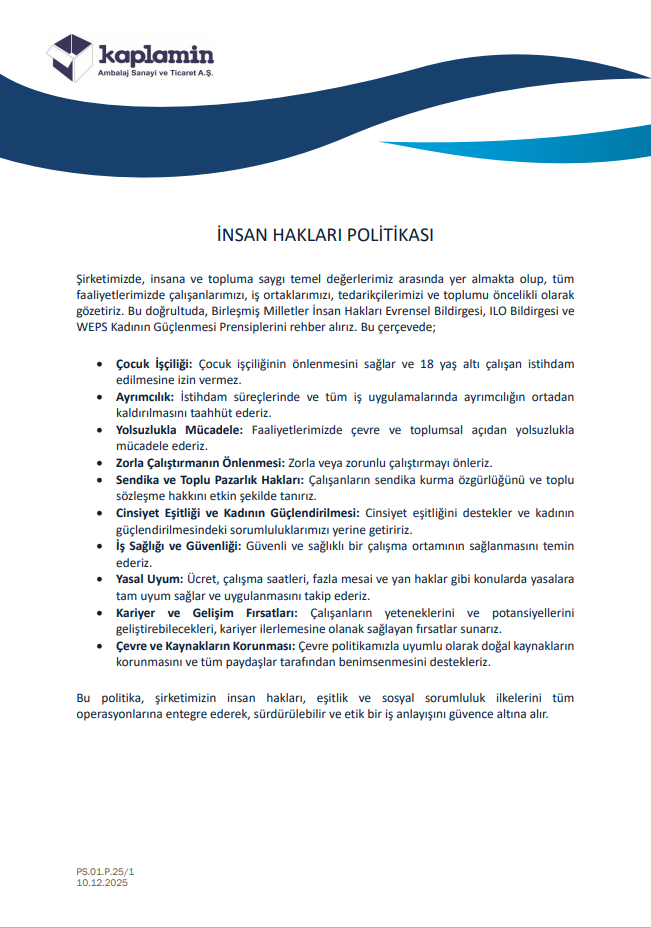 İNSAN HAKLARI POLİTİKASI